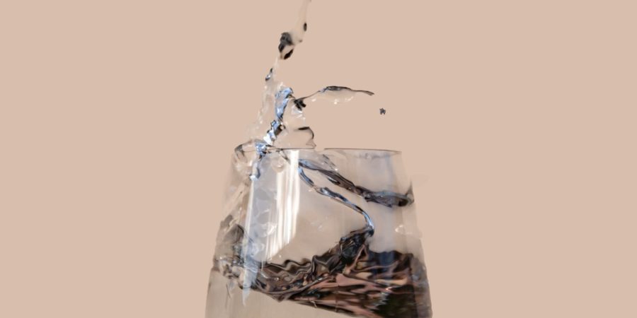 Das Glas ist halbvoll_Wasserglas_Cover