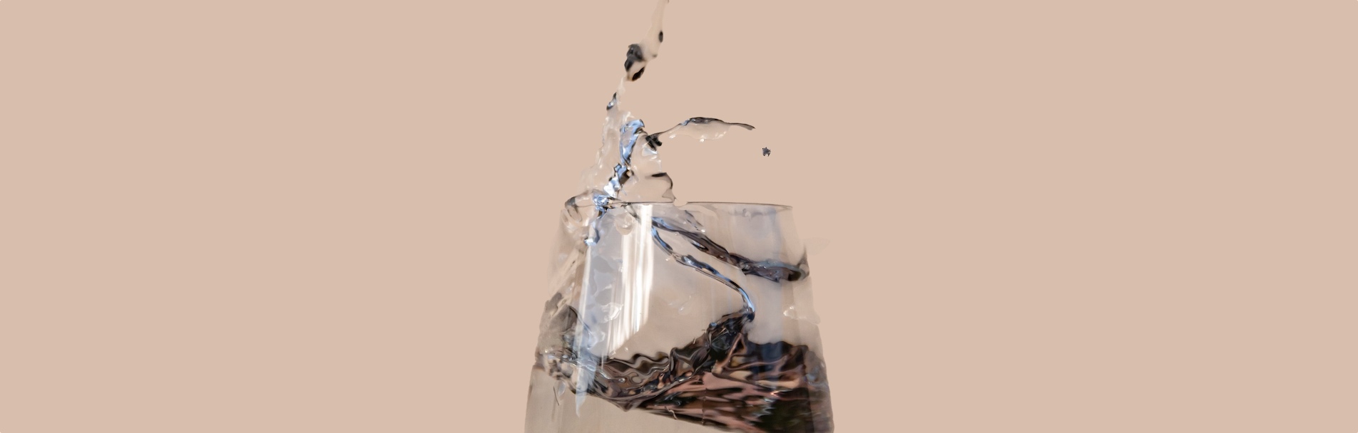 Das Glas ist halbvoll_Wasserglas_Cover