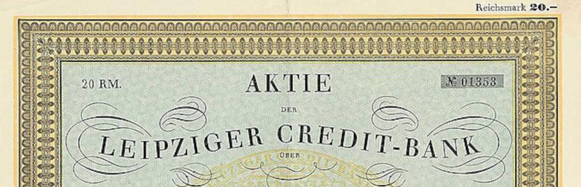 alt="Aktie der Leipziger Credit-Bank"